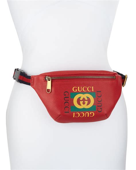 gucci fanny pack mens red|luxury fanny pack for men.